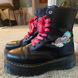 Hello Kitty x Dr. Marten platform boots